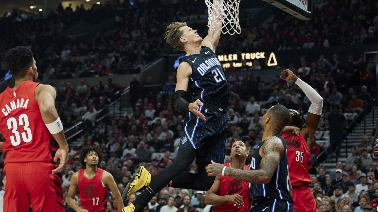 Franz Wagner marque 23 points, Magic remporte sa deuxième victoire consécutive pour ouvrir la saison 102-97 contre les Trail Blazers
