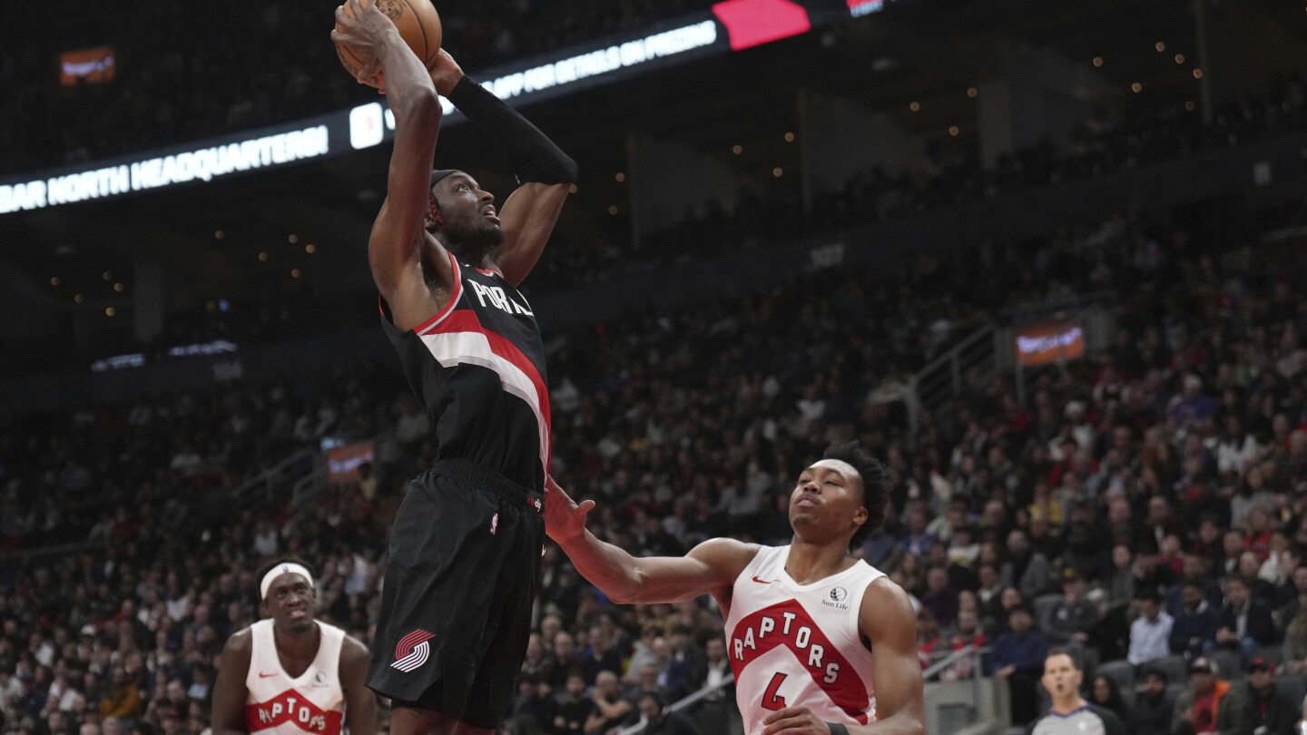 Grant, Ayton et Brogdon mènent les Blazers à leur première victoire, 99-91 contre les Raptors