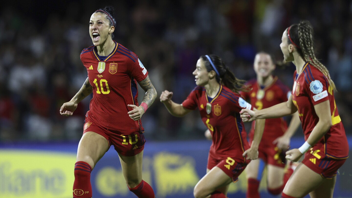 Jenni Hermoso marque le but vainqueur pour l'Espagne lors du premier match depuis le scandale des baisers lors de la Coupe du monde