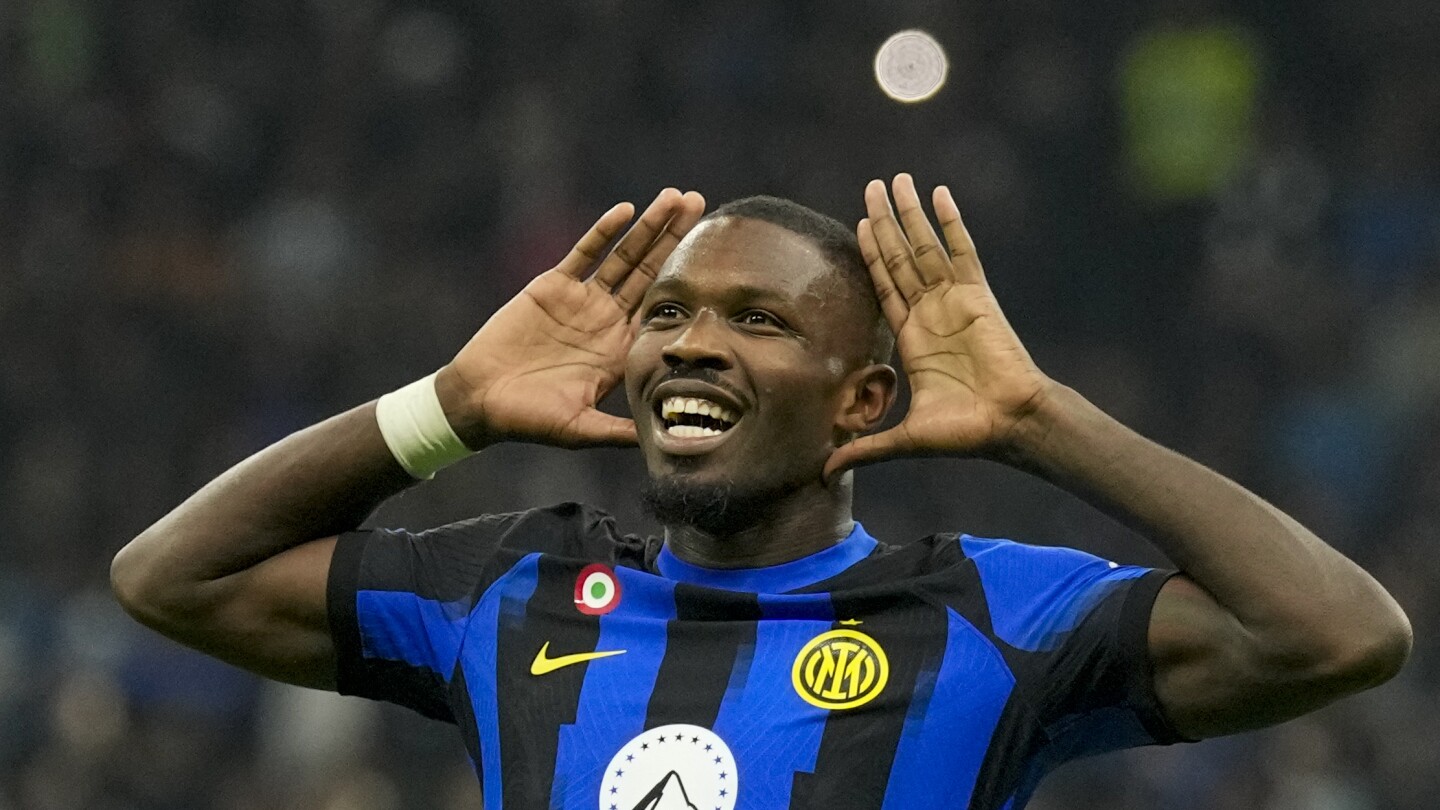 Le but de Thuram mène l'Inter à une victoire 1-0 contre la Roma et l'ancien attaquant Lukaku en Serie A.