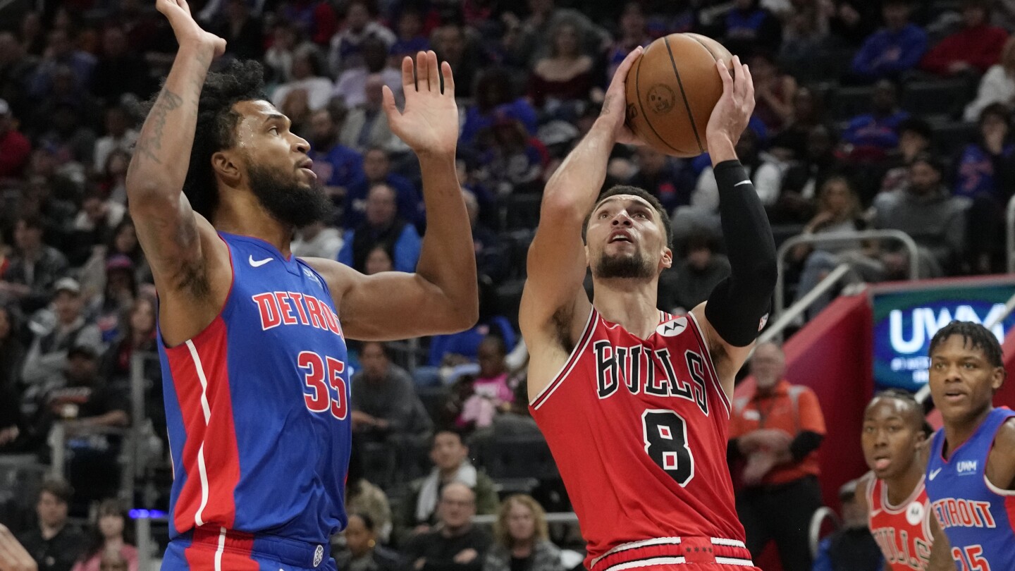 Les Pistons ont surmonté les 51 points de Zach LaVine pour battre les Bulls 118-102
