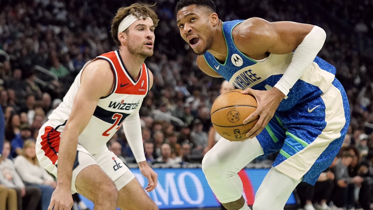 Brook Lopez égale son sommet en carrière avec 39 points alors que les Bucks devancent les Wizards 131-128