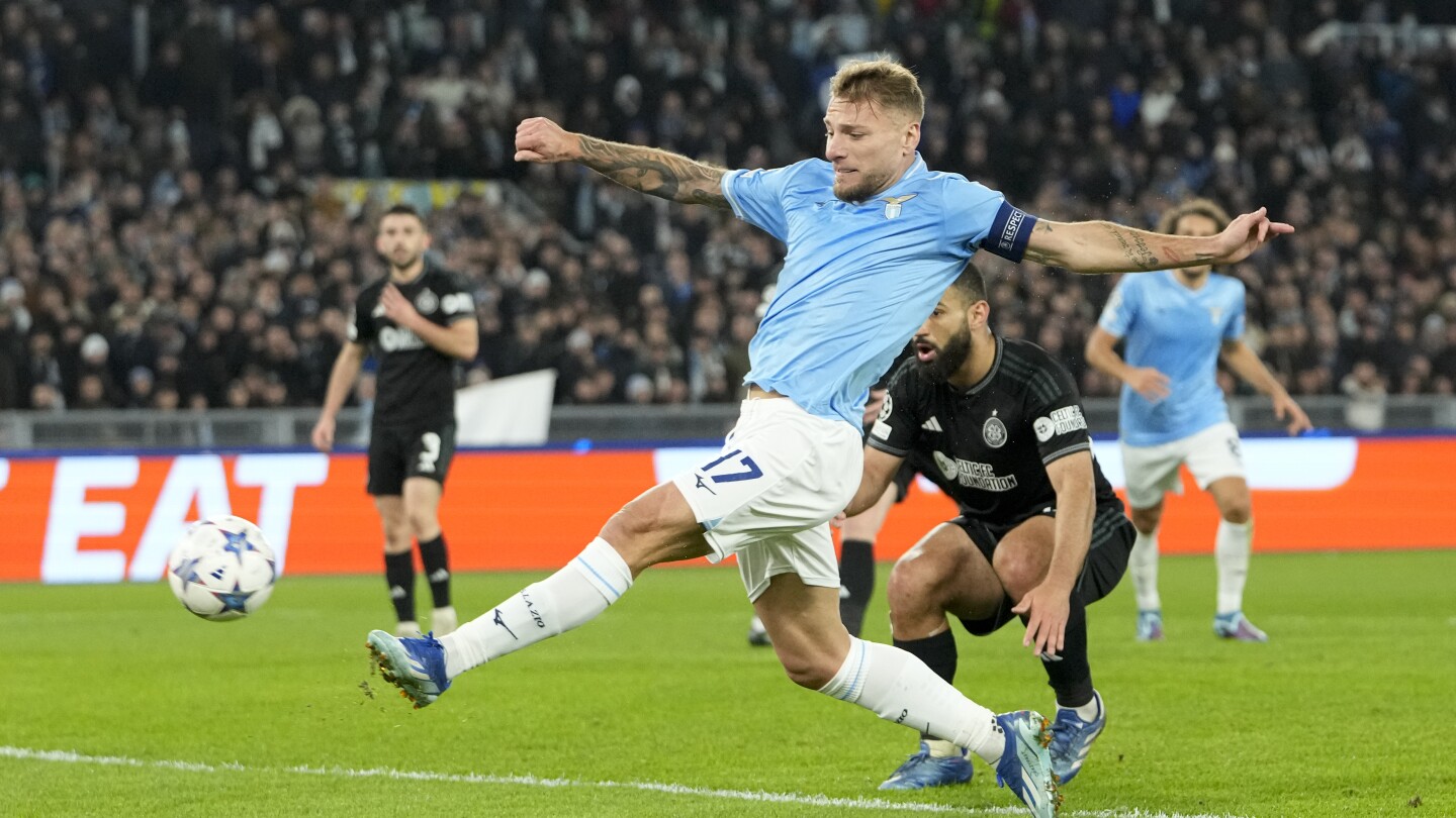 Ciro Immobile marque 2 buts en retard et la Lazio bat le Celtic 2-0 pour se hisser au sommet du groupe de la Ligue des champions