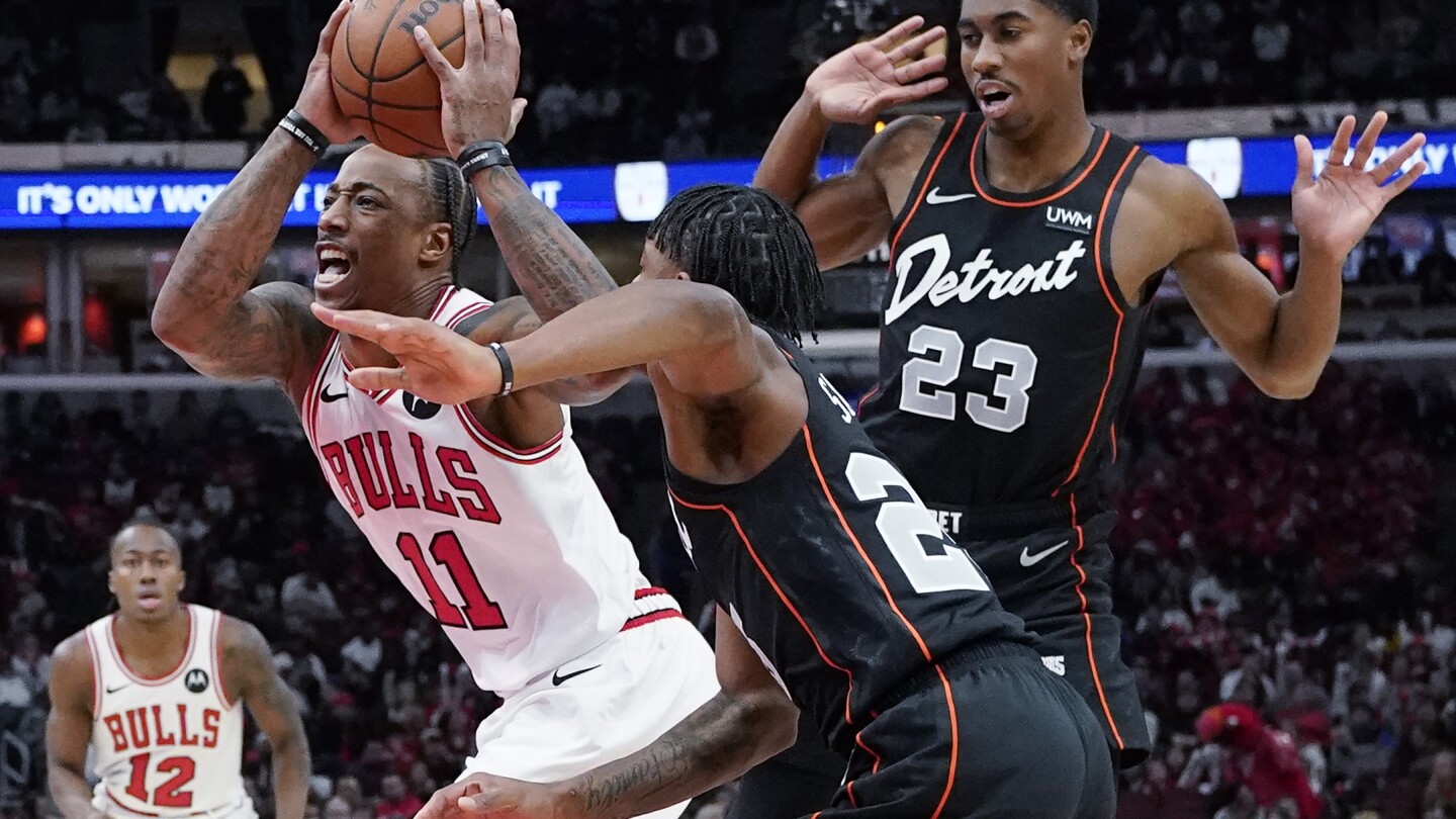 DeRozan marque 29 points alors que les Bulls battent les Pistons 119-108