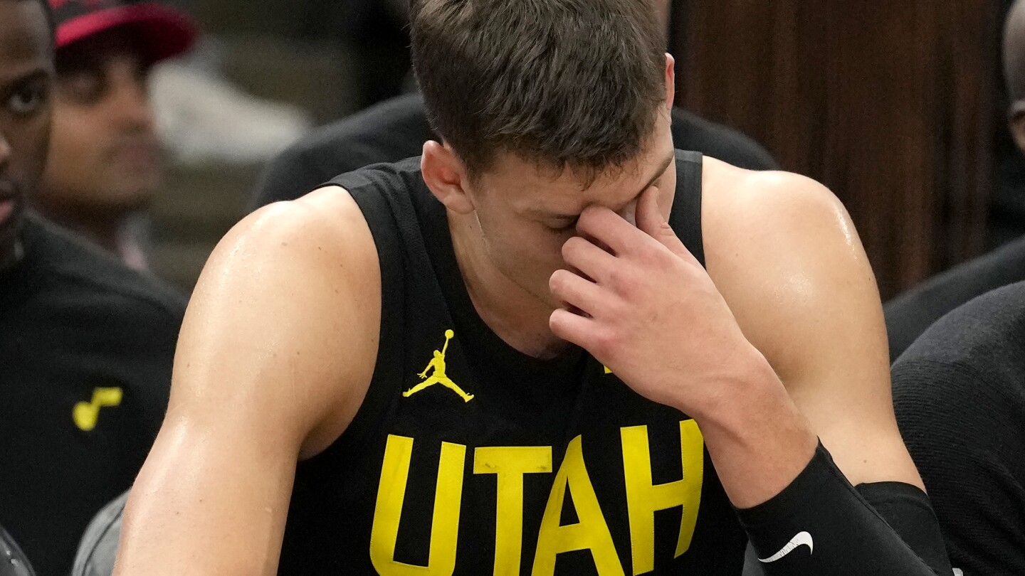 Les Utah Jazz perdent le centre recrue Walker Kessler pour deux semaines en raison d'une blessure au coude