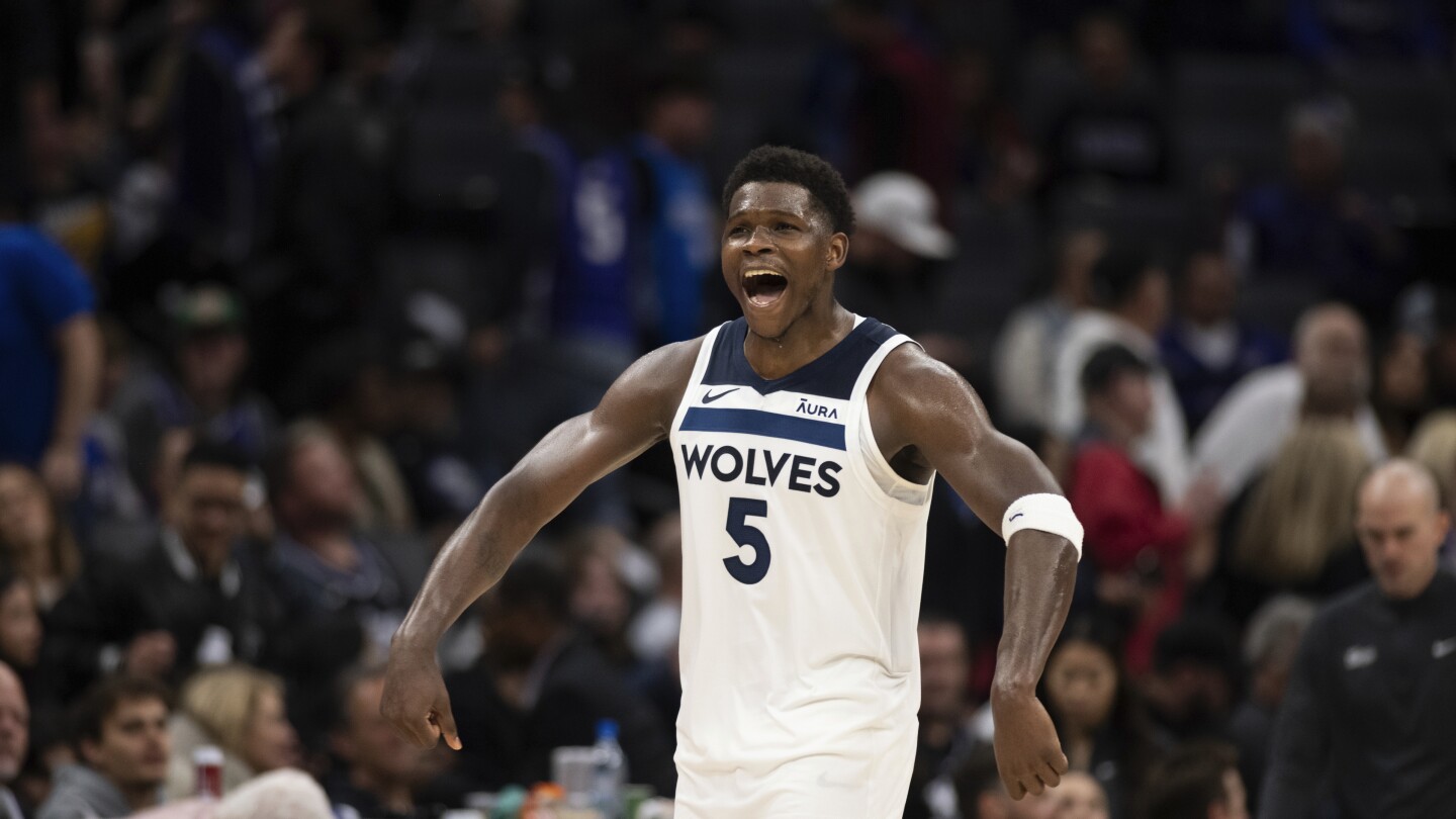 Anthony Edwards marque 34 points alors que les Timberwolves battent les Kings 110-98