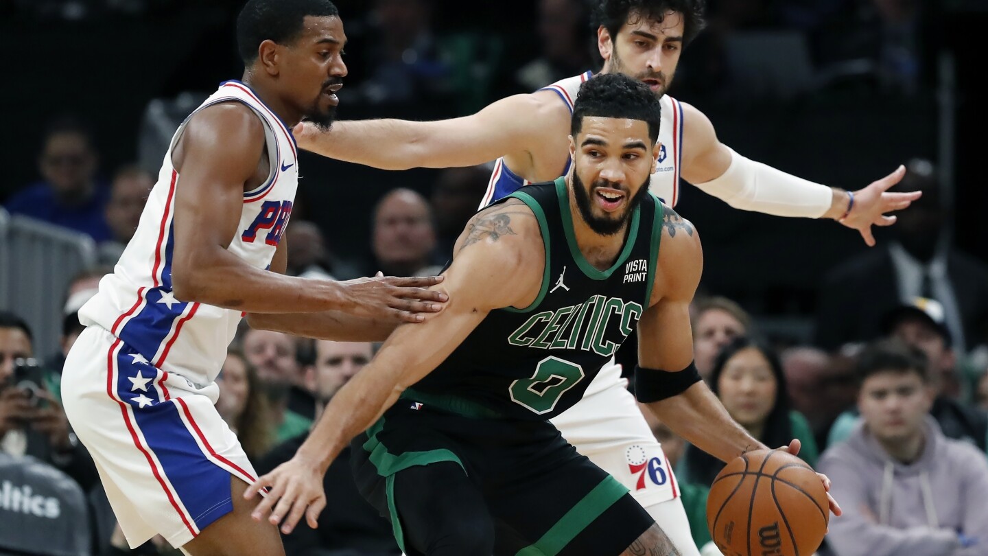 Avec Jayson Tatum expulsé à la fin du 3ème quart-temps, les Celtics ont battu les 76ers 125-119