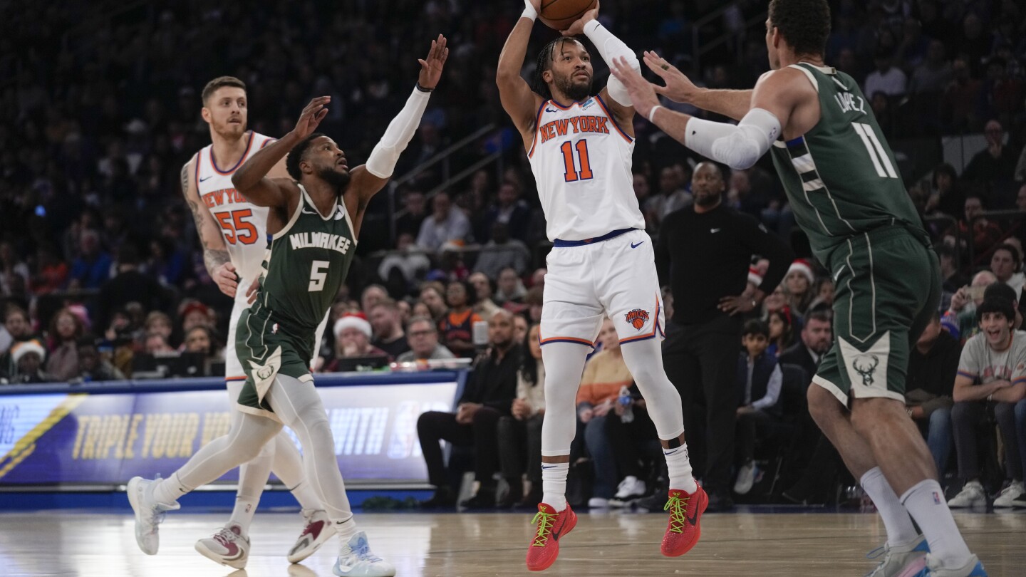 Brunson marque 38 points, les Knicks mettent fin à la séquence de sept victoires consécutives des Bucks avec une victoire de 129-122