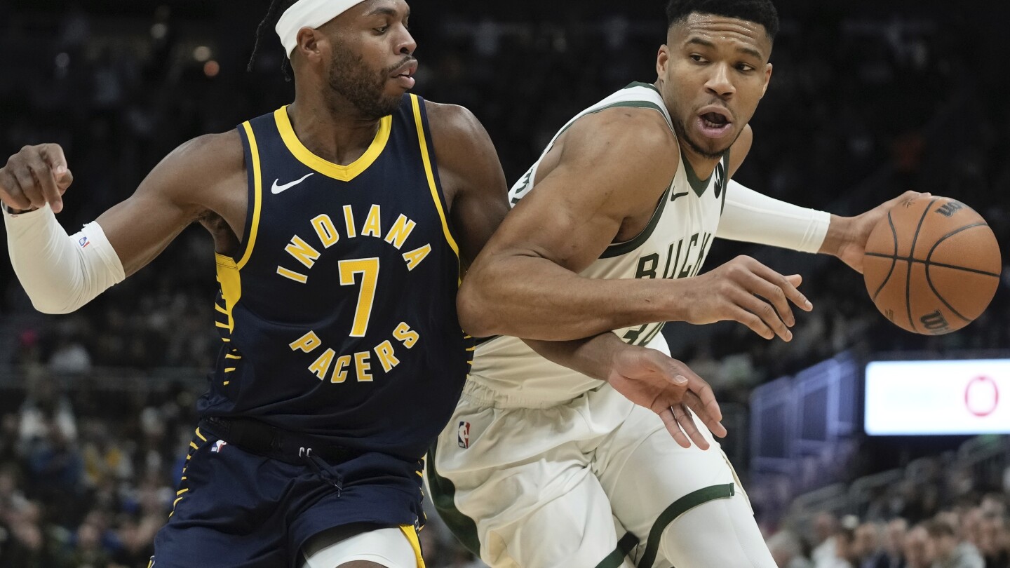 Giannis Antetokounmpo marque un record de franchise de 64 points, les Bucks battent les Pacers 140-126