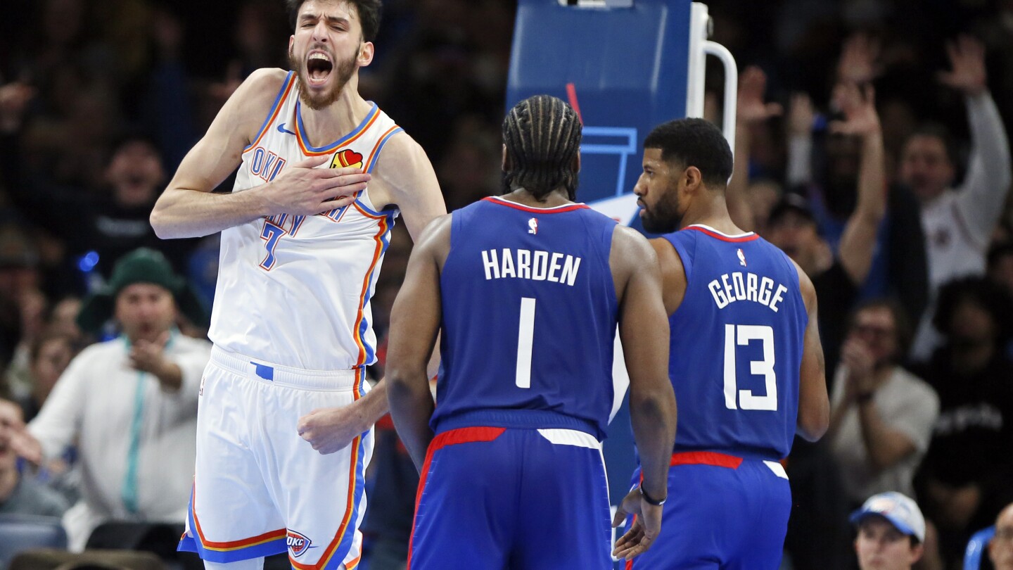 Gilgeous-Alexander marque 31 points, Holmgren réalise un dunk marquant alors que Thunder met fin à la séquence de 9 victoires consécutives des Clippers