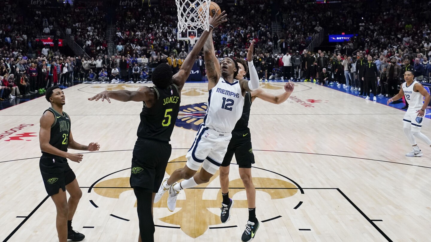 Ja Morant marque 34 points en retour d'une interdiction et frappe le vainqueur au klaxon pour élever les Grizzlies contre les Pélicans