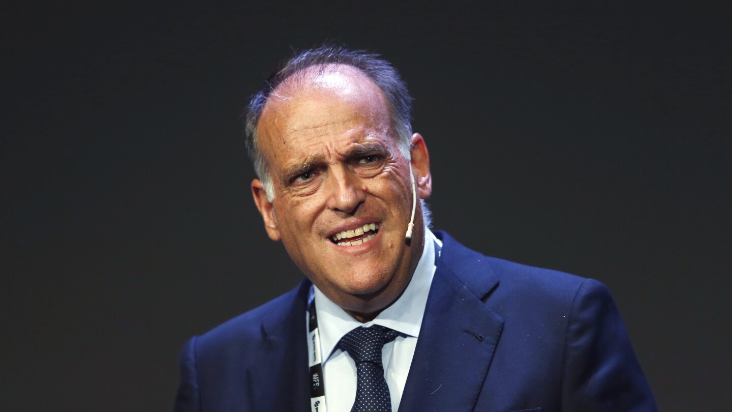 Javier Tebas reste président de la Ligue espagnole.  Il restera aux commandes jusqu'en 2027