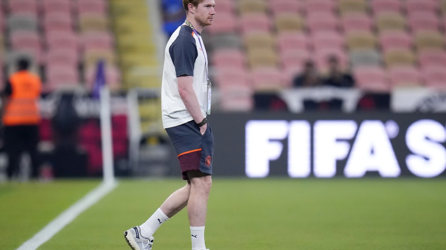 Kevin De Bruyne a quitté la feuille d'équipe de Manchester City pour les demi-finales de la Coupe du monde des clubs en Arabie Saoudite