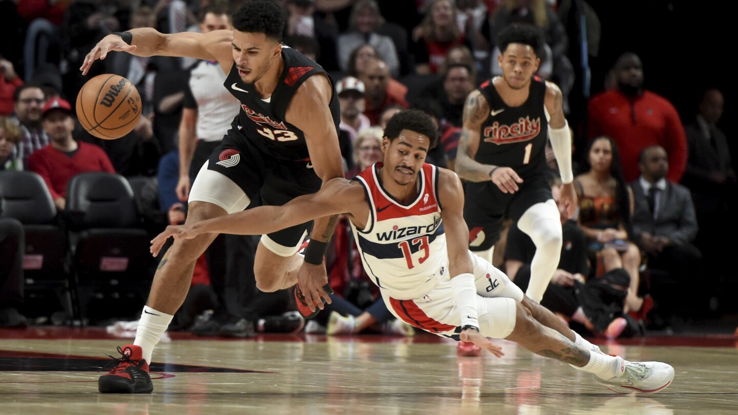 Kyle Kuzma marque 32 points, les Wizards résistent aux Trail Blazers 118-117 pour une 5e victoire