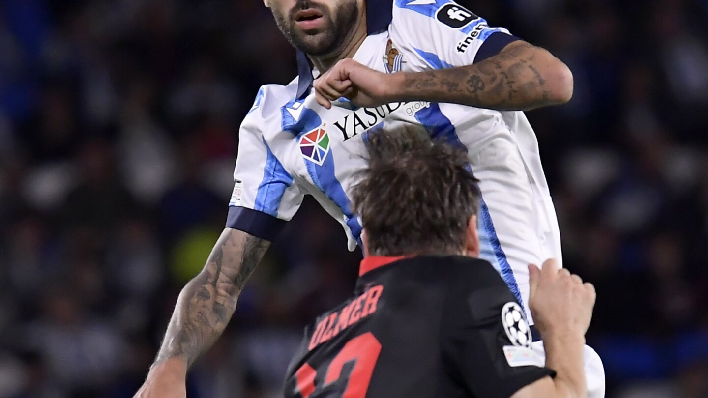 La Real Sociedad sans Méndez mais avec Oyarzabal pour le match de Ligue des Champions à l'Inter Milan