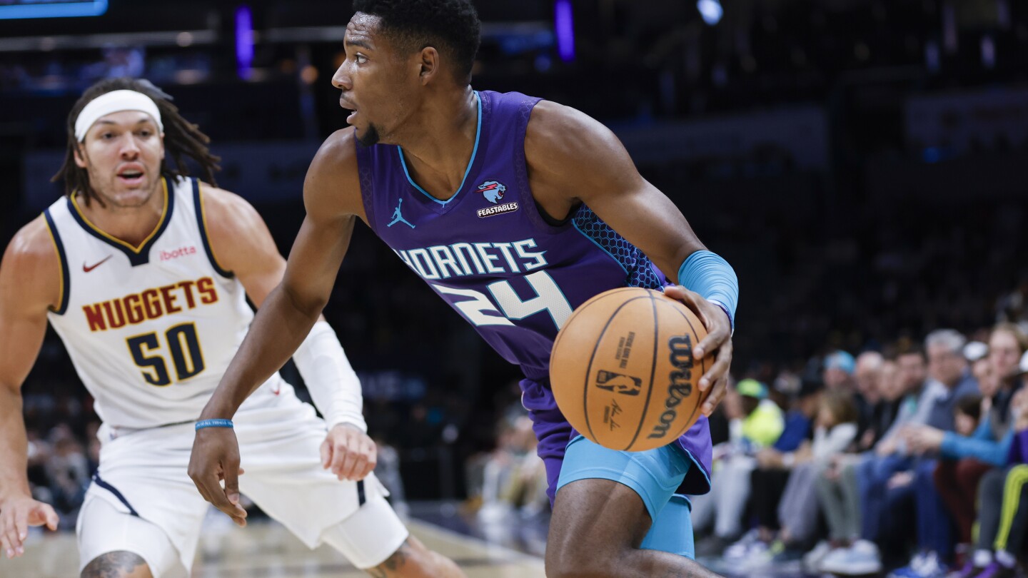 Le choix n ° 2 au classement général, Brandon Miller, exclu pour les Hornets après s'être blessé à la cheville contre les Nuggets