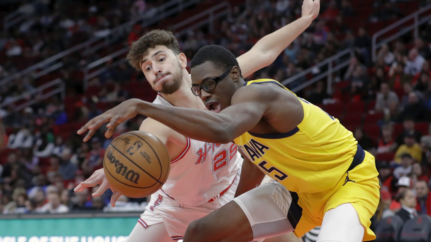 Les 3 derniers points d'Haliburton mènent les Pacers à une victoire de 123-117 contre les Rockets