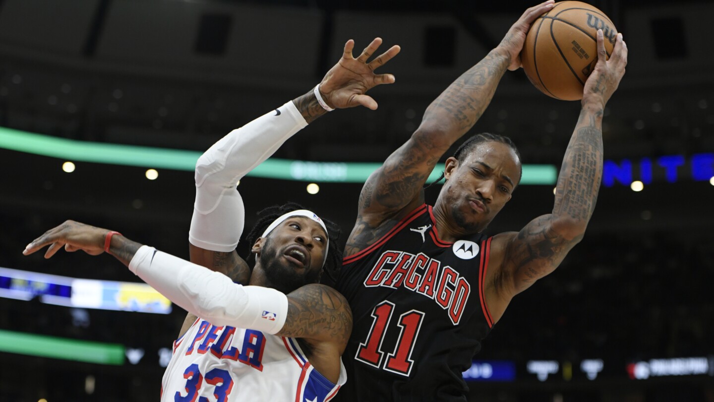 Les Bulls profitent de l'absence du MVP NBA Joel Embiid pour battre les 76ers, 105-92