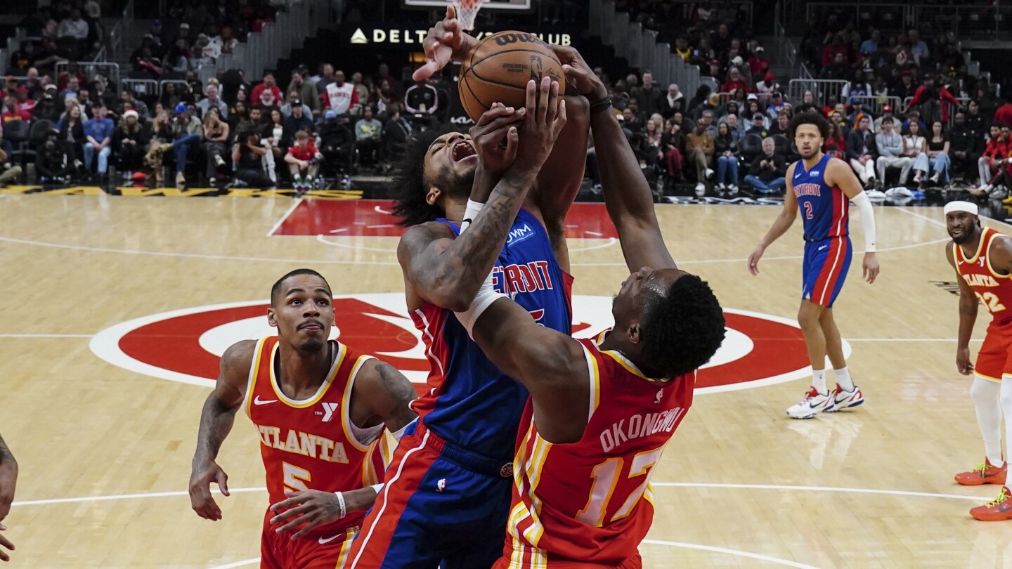 Les Pistons perdent contre les Hawks, proche de l'histoire de la NBA avec un dérapage de 24 matchs ;  Harden et les Clippers remportent une huitième victoire consécutive