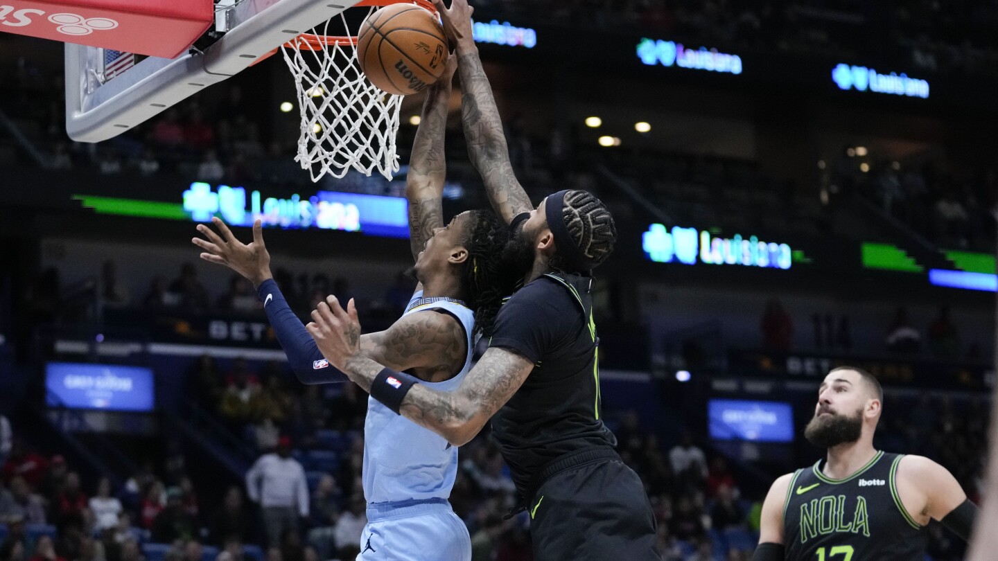 Morant marque 31 points, les Grizzlies dominent les Pélicans 116-115 en prolongation