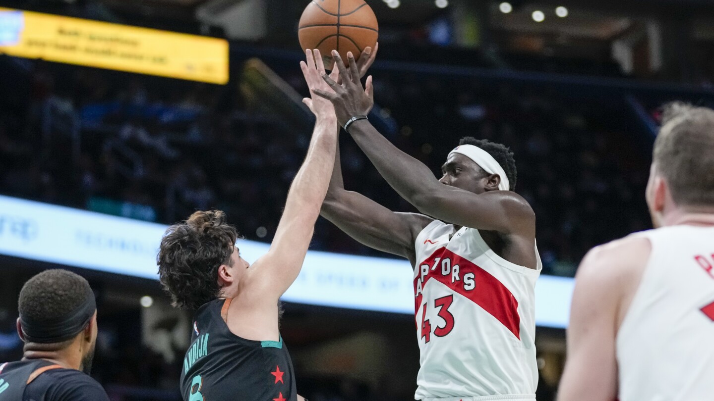 OG Anonuby et Pascal Siakam aident les Raptors à mettre fin à la glissade avec la déroute 132-102 des Wizards