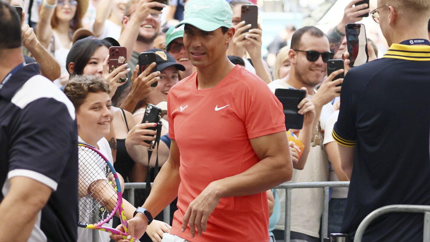 Rafael Nadal essaie d'être réaliste avant son premier tournoi en un an à Brisbane