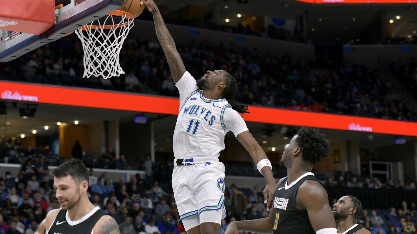 Towns marque 24 points, Gobert domine à l'intérieur lors de la victoire 127-103 des Timberwolves contre les Grizzlies