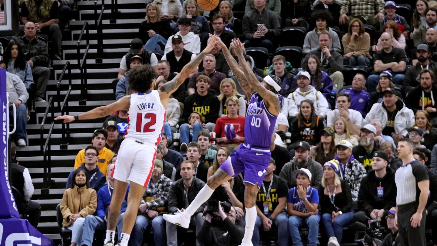 Clarkson marque 36 points, Jazz survit aux Pistons malchanceux en prolongation, 154-148