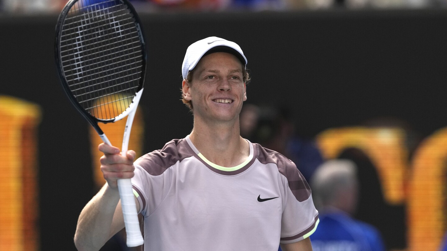 Imperturbable jusqu'ici, Sinner se prépare pour sa première grande finale.  Il affronte Medvedev en Australie