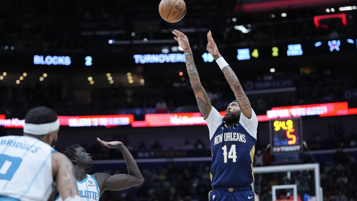 Ingram obtient un triple-double, les Pélicans établissent un record de franchise en 3 secondes avec 25 lors d'une victoire 132-112 contre les Hornets
