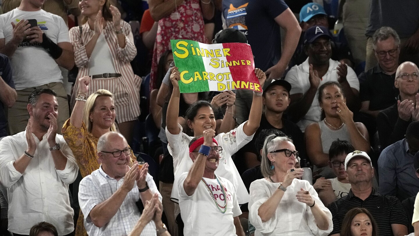L'Italie, folle de football, est désormais obsédée par le joueur de tennis Jannik Sinner après son titre à l'Open d'Australie
