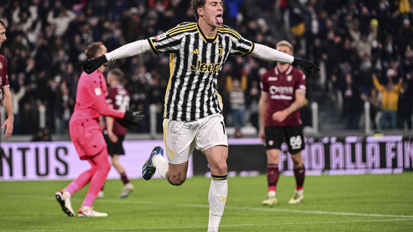 La Juventus surmonte son déficit précoce pour battre Salernitana 6-1 et atteindre les quarts de finale de la Coupe d'Italie