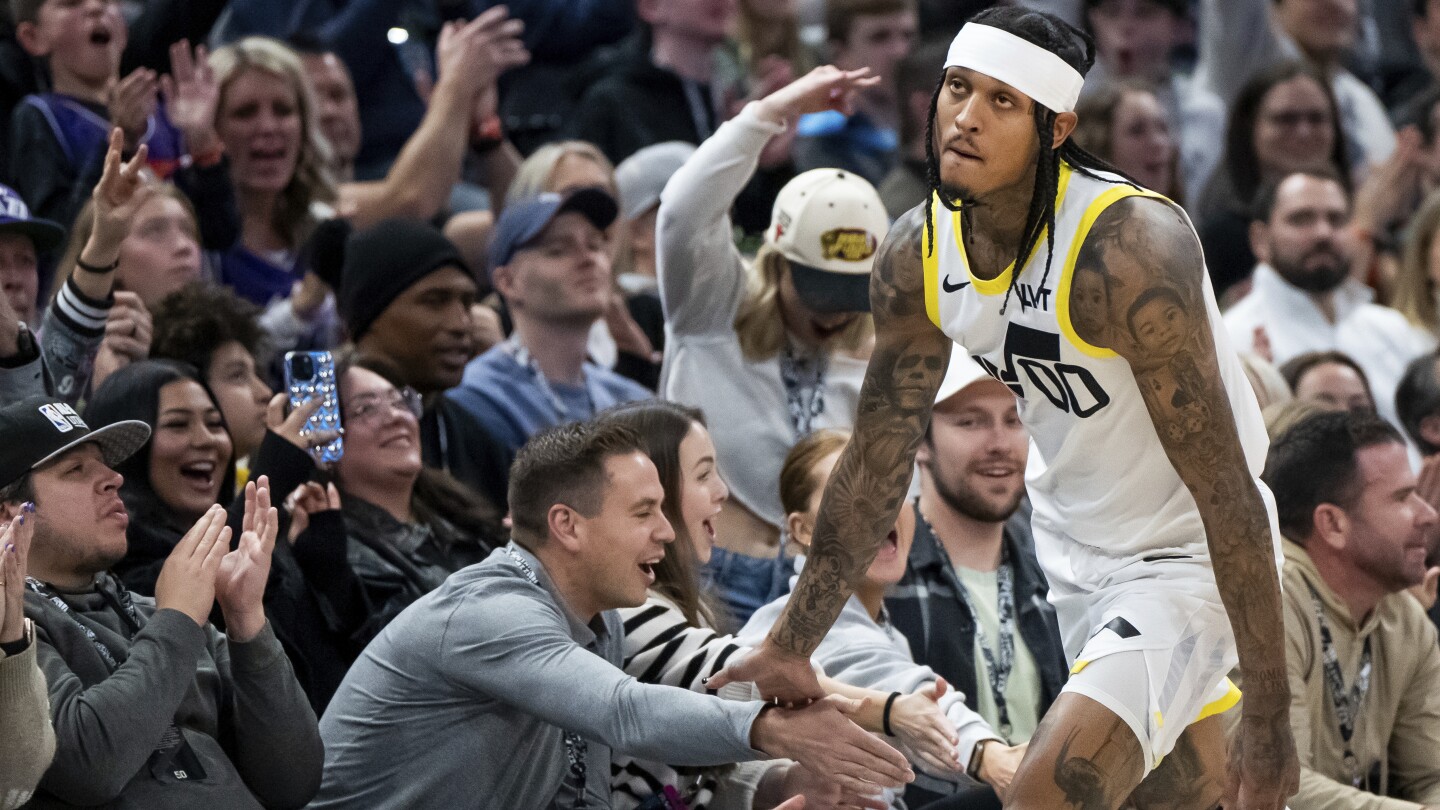 Le Jazz dépasse les Lakers 132-123, prolongeant la séquence de victoires à cinq