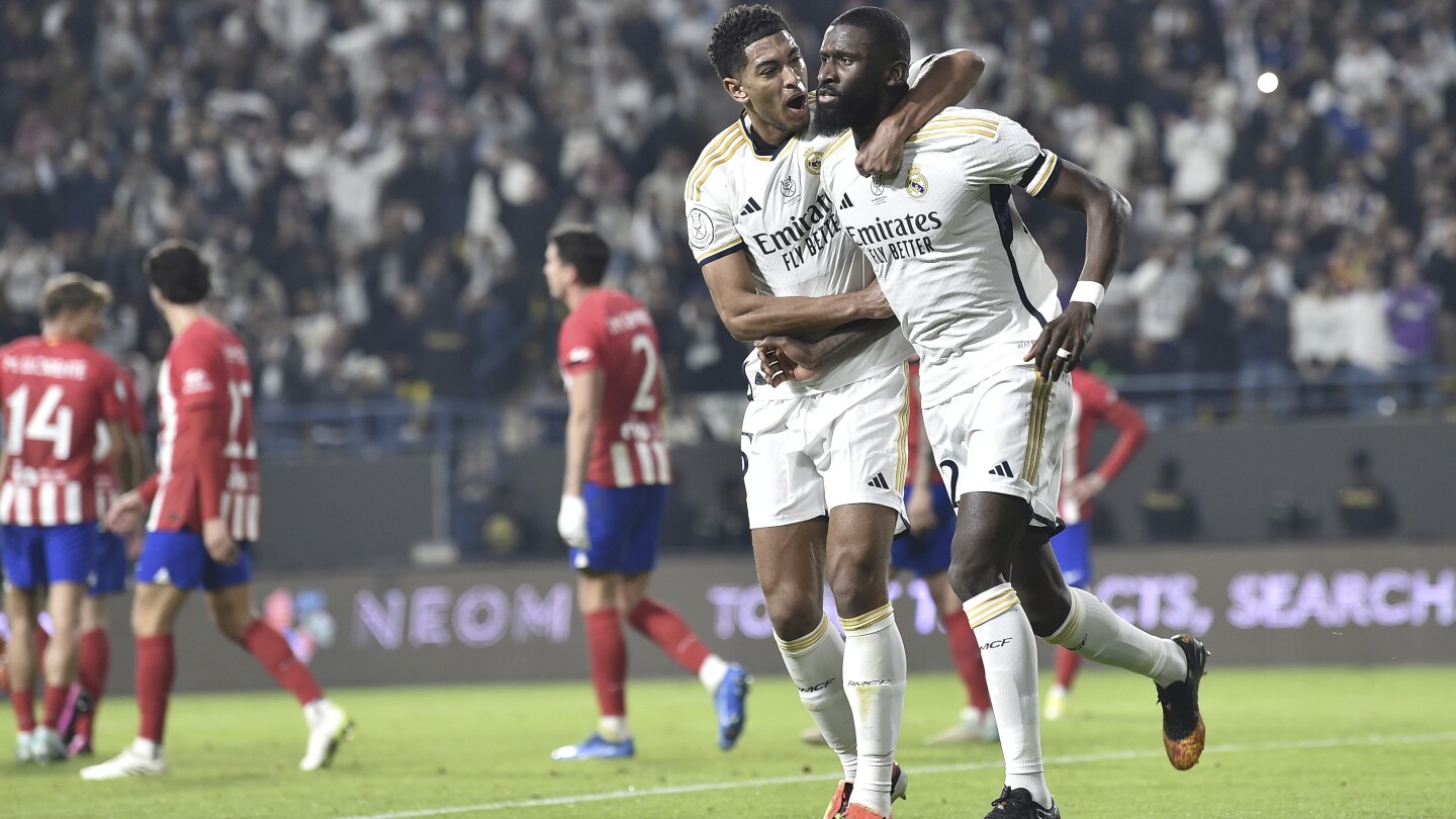 Le Real Madrid bat l'Atletico 5-3 dans un thriller en prolongation pour atteindre la finale de la Super Coupe d'Espagne