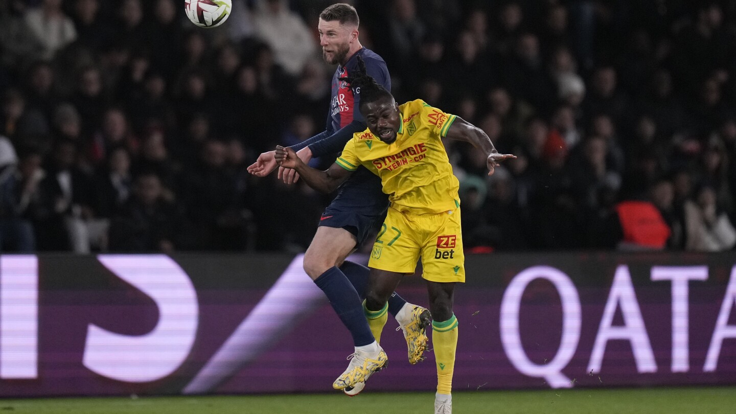 Le défenseur du PSG Milan Škriniar doit être opéré à la cheville gauche