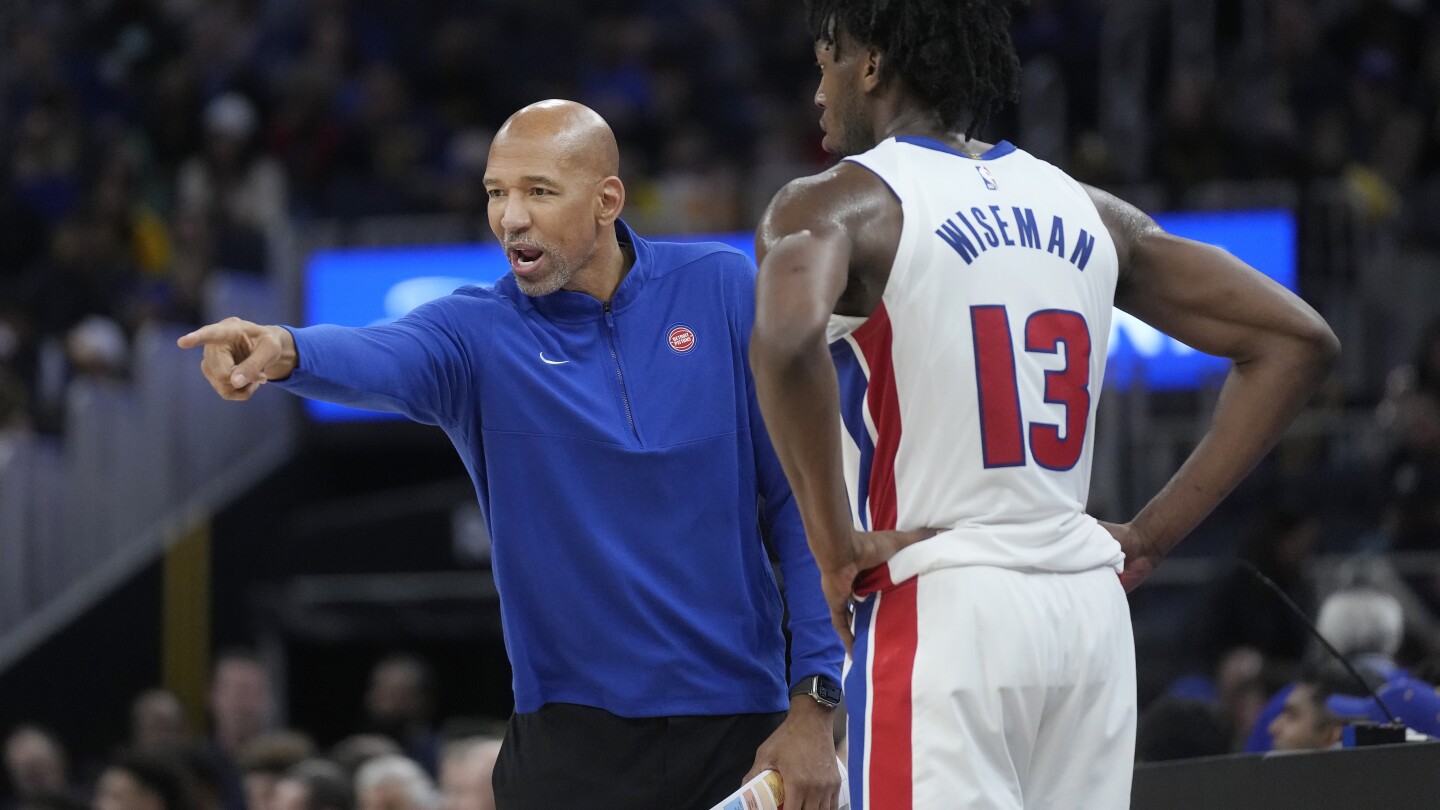 L'entraîneur Monty Williams voit une croissance chez les Pistons tout en subissant l'une des pires saisons de l'histoire de la NBA