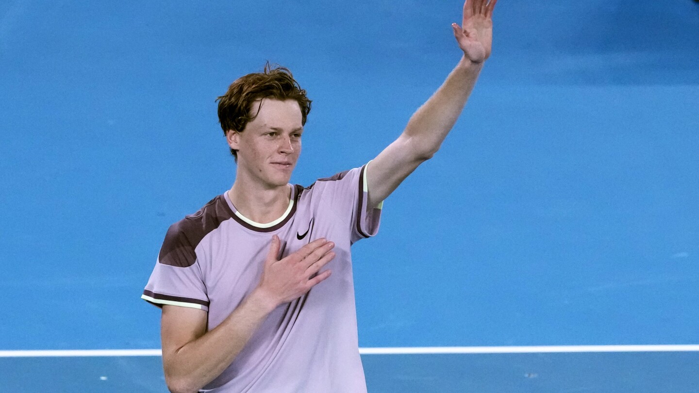 Les champions de l'Open d'Australie ne verront pas de changement dans leur classement.  Sinner restera n°4, Sabalenka n°2