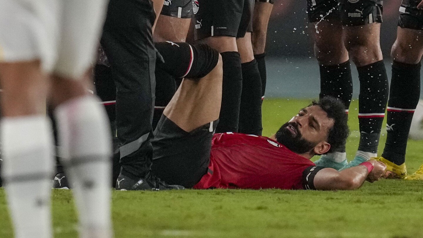 Mohamed Salah s'est blessé lors du match de l'Egypte contre le Ghana en Coupe d'Afrique