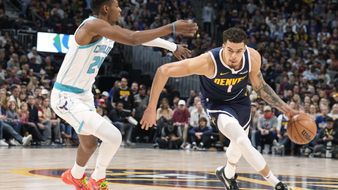 Murray marque 25 points, Porter en ajoute 22 alors que les Nuggets battent les Hornets 111-93