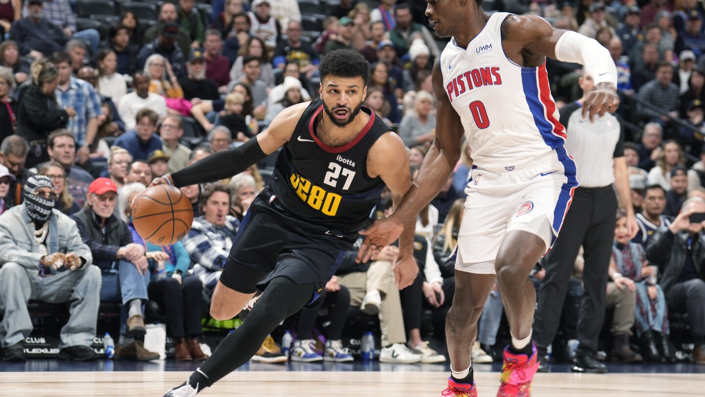 Murray marque 37 points, Jokic a 16 passes décisives alors que les Nuggets remportent une victoire de 131-114 contre les Pistons