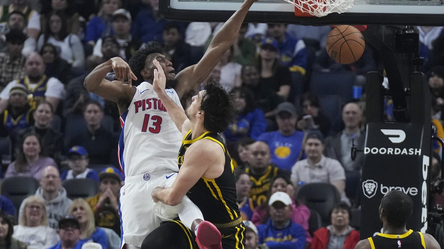Stephen Curry marque 26 points pour aider les Warriors à tenir tête aux Pistons, 113-109