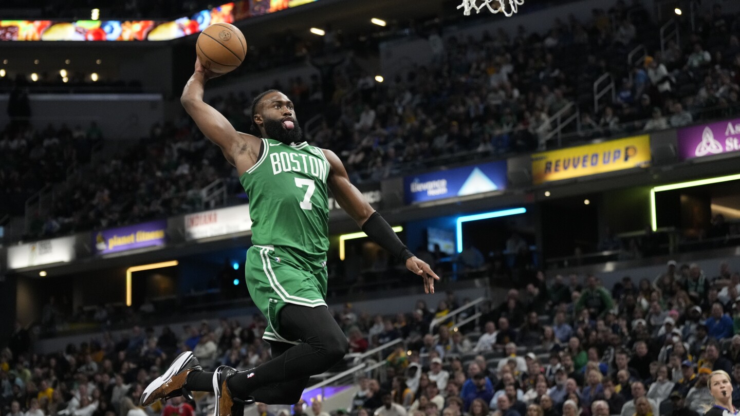 Tatum marque 38 points, les Celtics maintiennent les Pacers au plus bas total de points de la saison et mettent fin à leur séquence de 6 victoires consécutives