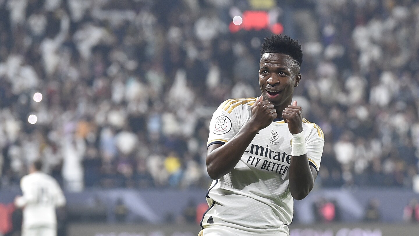 Vinícius réalise un triplé alors que le Real Madrid bat Barcelone 4-1 pour remporter la Super Coupe d'Espagne en Arabie Saoudite