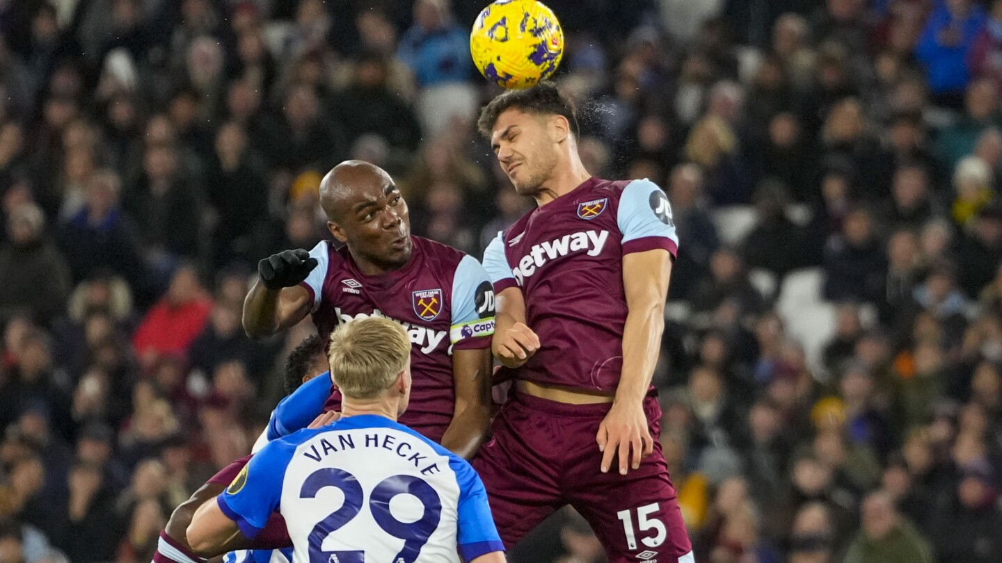 West Ham et Brighton se contentent d'un match nul 0-0 en Premier League