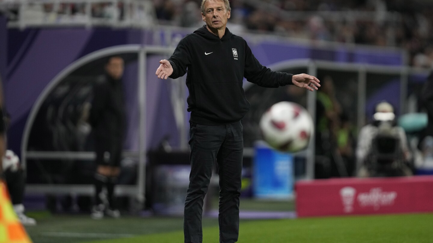 Klinsmann limogé de son poste d'entraîneur de l'équipe nationale de football de Corée du Sud après sa défaite en demi-finale de la Coupe d'Asie