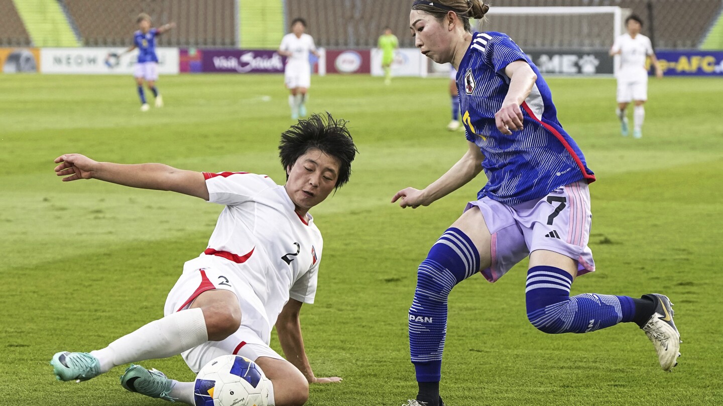 Le Japon et la Corée du Nord font match nul 0-0 lors du match aller des qualifications olympiques de football féminin