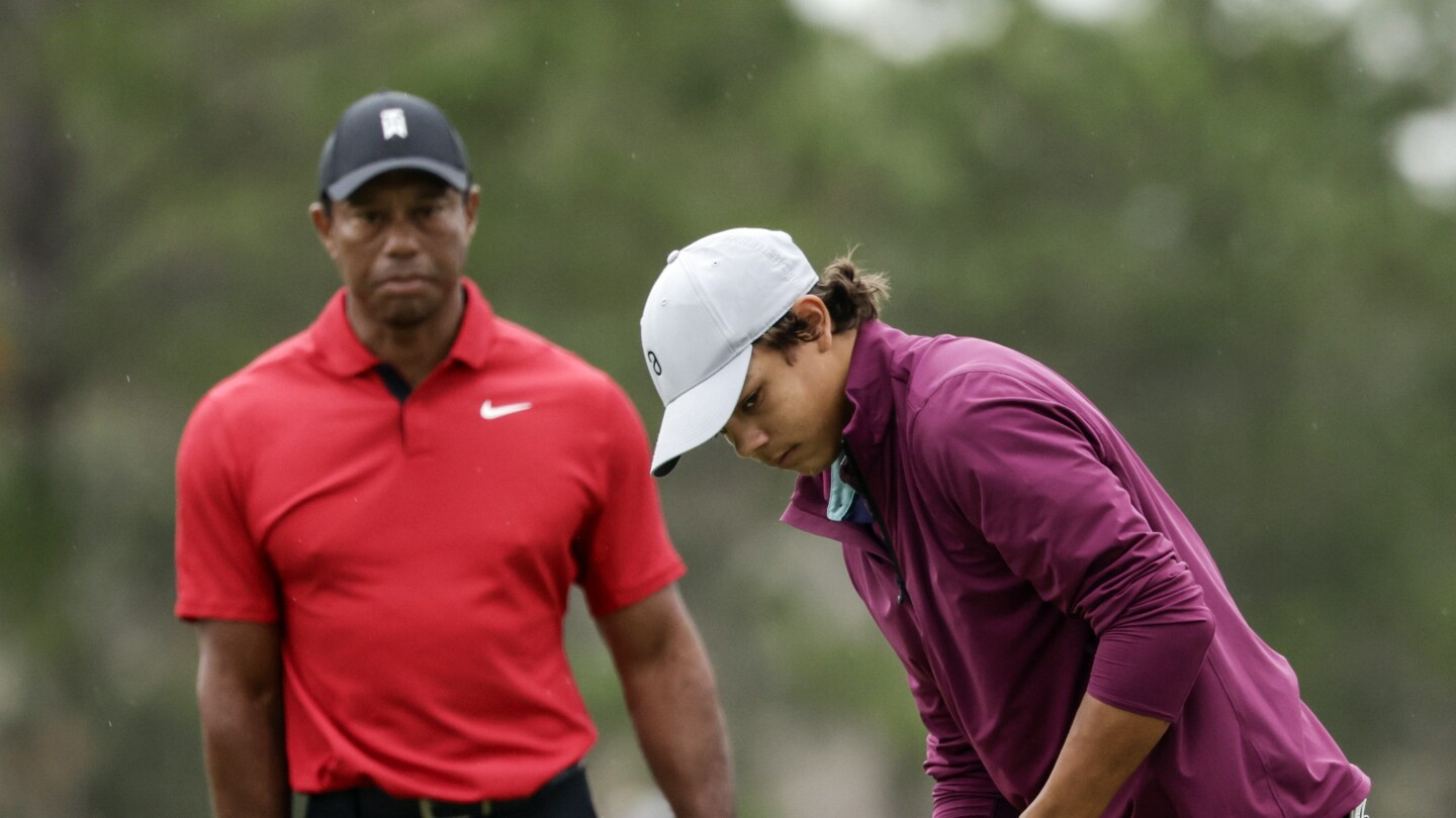 Le fils de Tiger Woods tire 86 en pré-qualification pour l'événement du PGA Tour