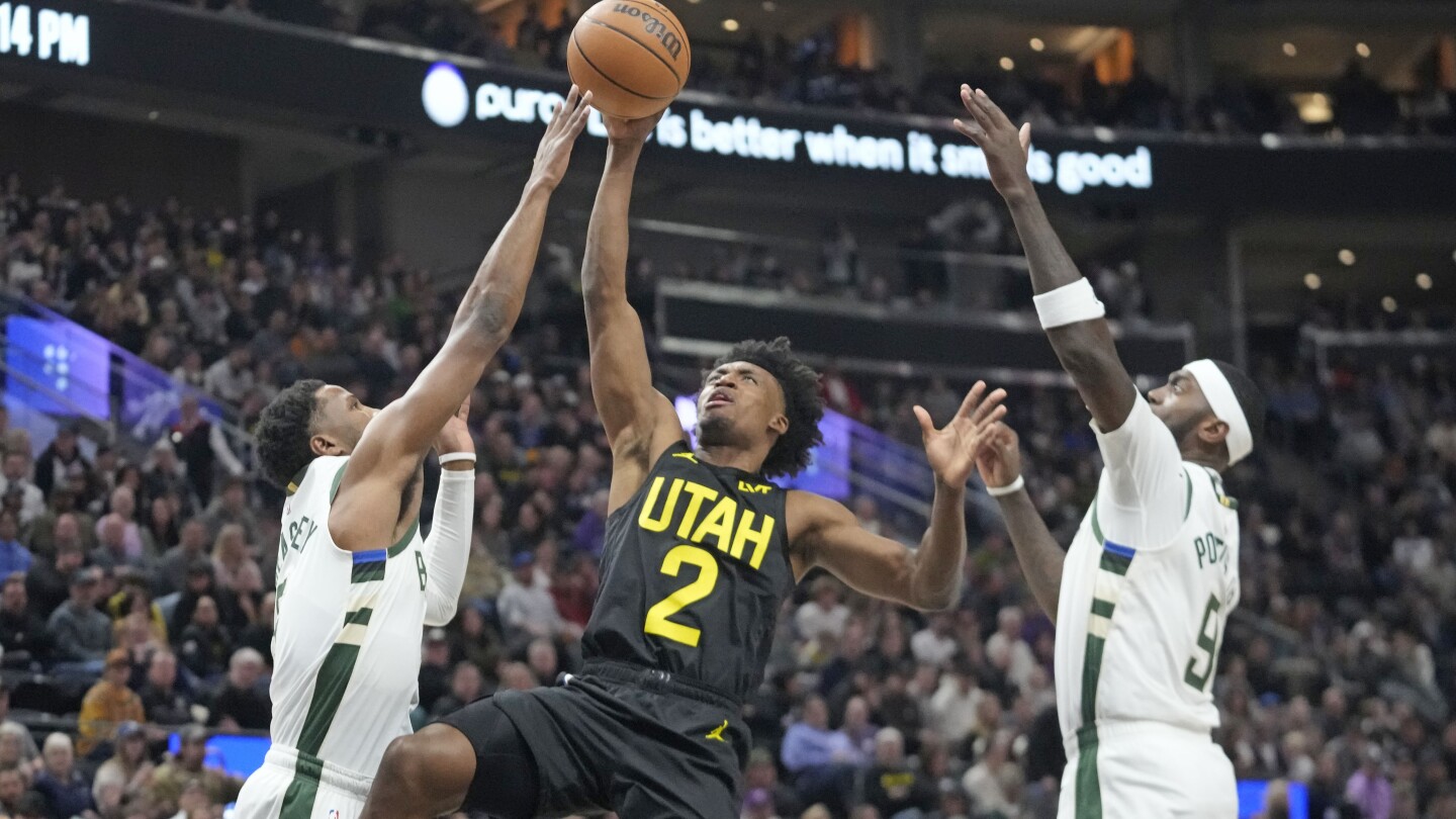 Markkanen marque 21 points, le Jazz se rallie au quatrième quart pour battre les Bucks 123-108