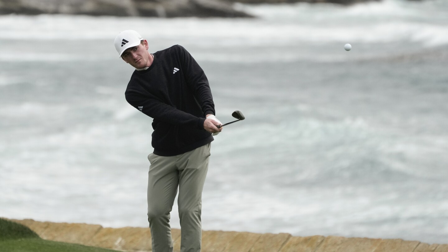 Pebble Beach a un terrain d'élite, pas de célébrités mais le même vieux temps de « Crosby »
