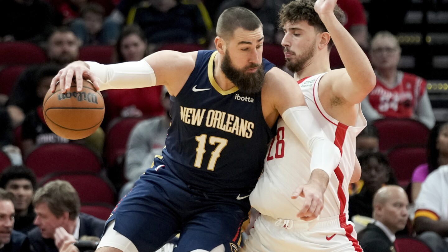 Valanciunas et Ingram mènent les Pélicans devant les Rockets 110-99 pour mettre fin à un dérapage de 3 matchs